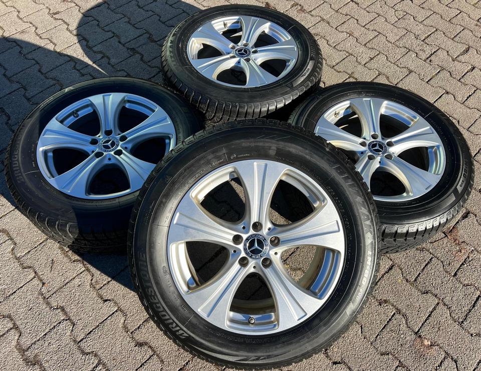 4 ORIGINAL ALU 18" WINTERRÄDER MERCEDES GLC X253 C253 RDKS #24ZF