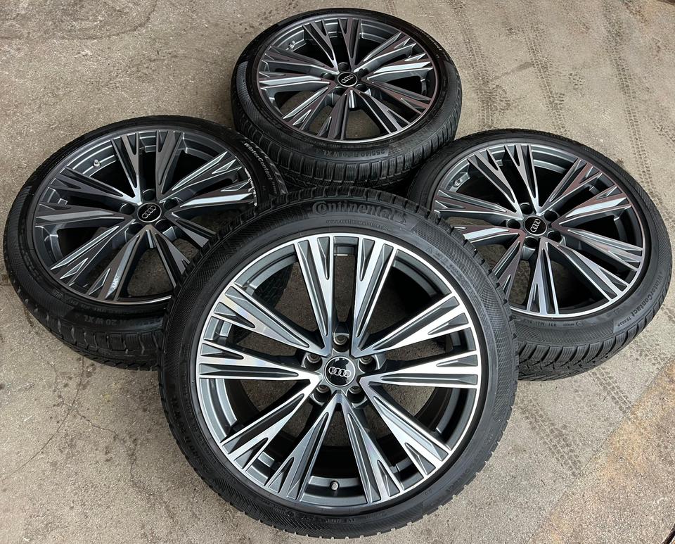4 ORIGINAL 20" ALU WINTERRÄDER AUDI A6 S6 C8 4K 4K0601025J #242F