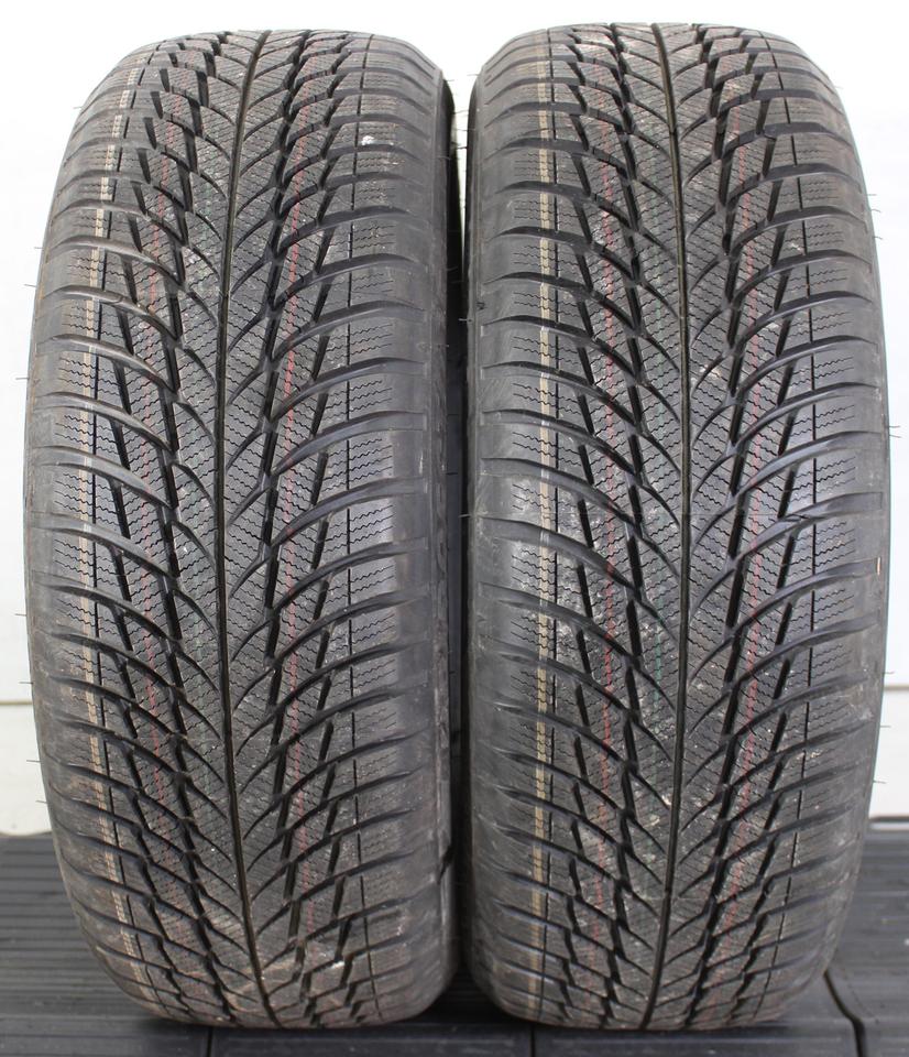 2x 195/55R16 91V BRIDGESTONE BLIZZAK LM001 WINTERREIFEN #1S6G