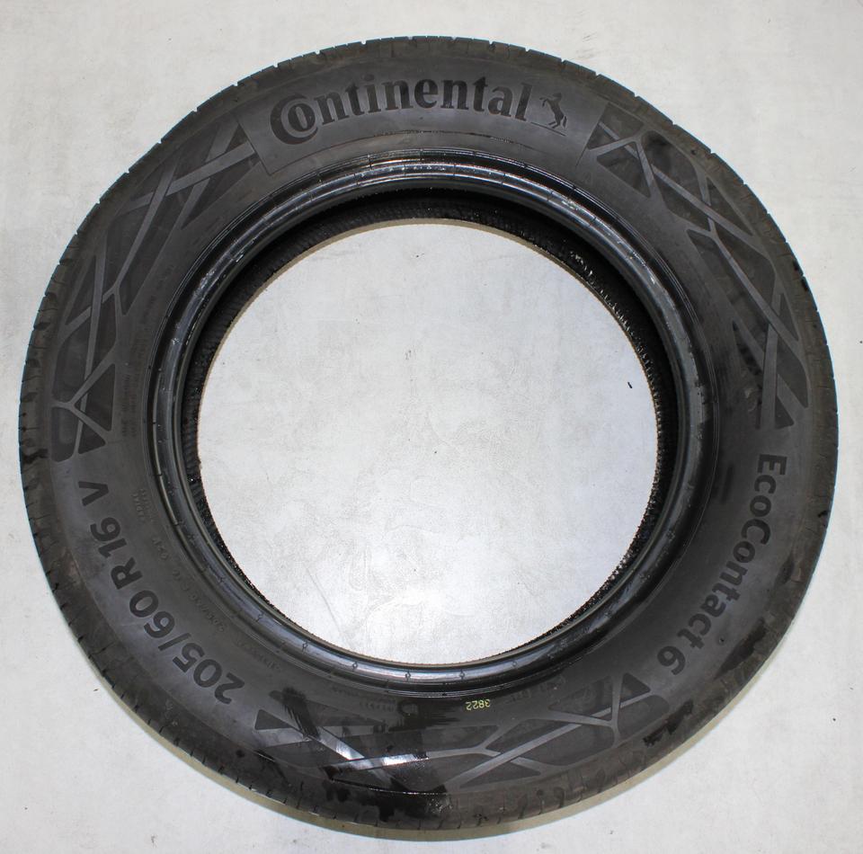 2x 205/60R16 92V CONTINENTAL ECO CONTACT 6 SOMMERREIFEN #273K – Bild 6