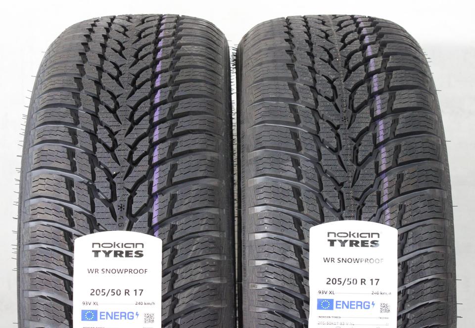 2x 205/50R17 93V NOKIAN WR SNOWPROOF WINTERREIFEN 2022 NEU #27CF – Bild 2