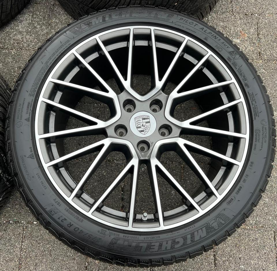 4 ORIGINAL 21" ALU WINTERRÄDER PORSCHE CAYENNE 9YA MICHELIN #22QH – Bild 5