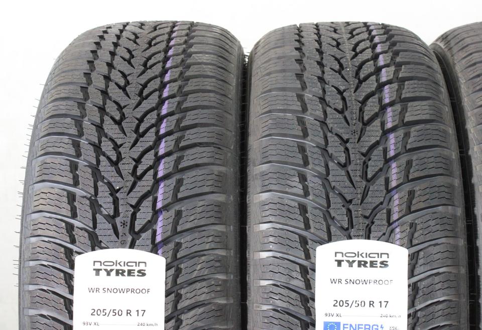 4x 205/50R17 93V NOKIAN WR SNOWPROOF WINTERREIFEN 2022 NEU #27CE – Bild 3