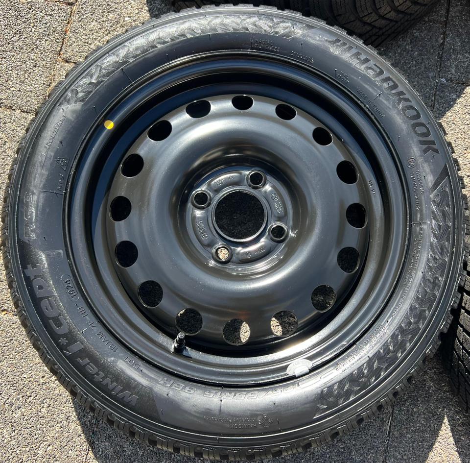 4 WINTERRÄDER FORD KA+ 195/55R15 85H HANKOOK NEU 2024 RDKS #1WFP – Bild 3