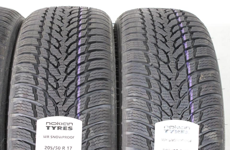 4x 205/50R17 93V NOKIAN WR SNOWPROOF WINTERREIFEN 2022 NEU #27CE – Bild 4
