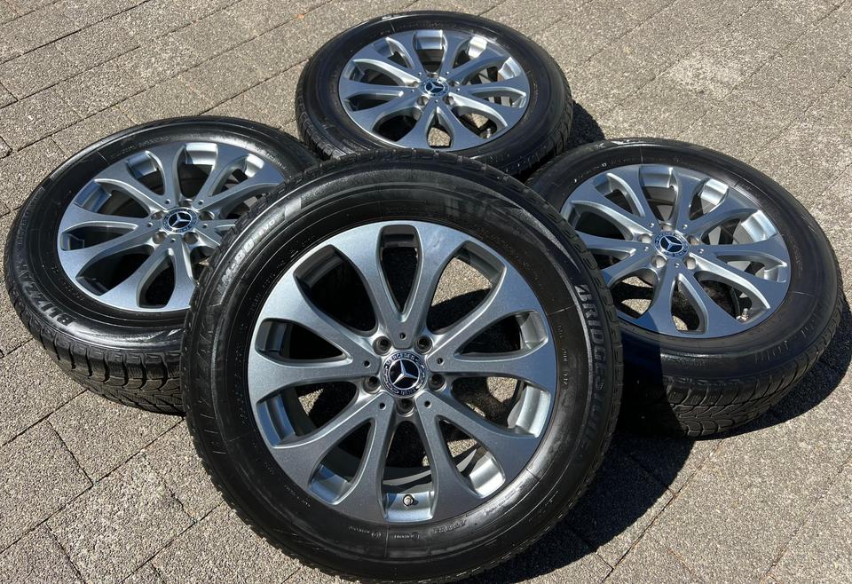 4 ORIGINAL ALU 18" WINTERRÄDER MERCEDES GLC X253 C253 RDKS #1Y2X