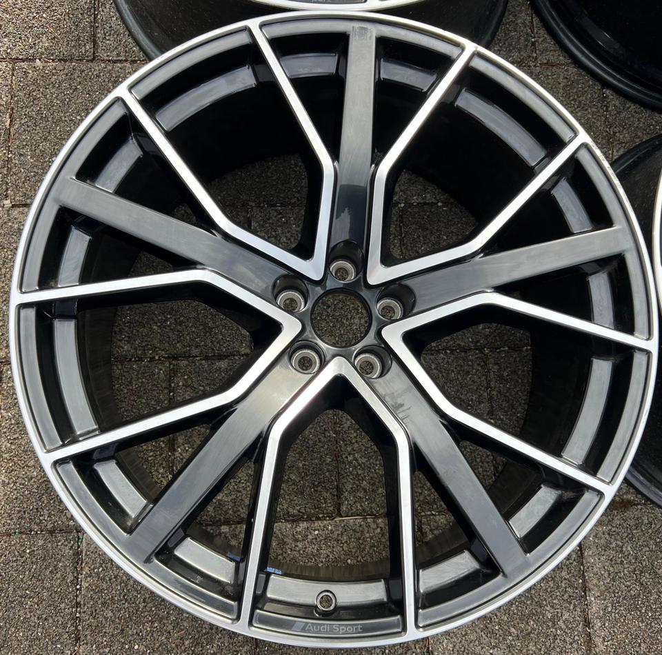 4 ORIGINAL 22" ALUFELGEN FELGEN AUDI Q7 SQ7 4M 4M0601025DP #1TAF – Bild 3