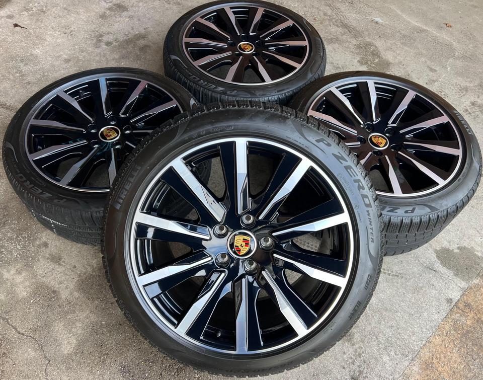4 ORIGINAL 20" ALU WINTERRÄDER PORSCHE TAYCAN TEQUIPMENT #245F