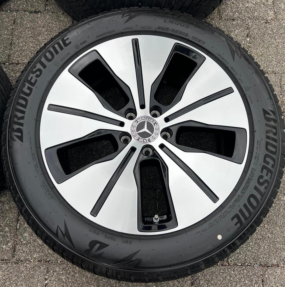 4 ORIGINAL 19" ALUFELGEN MERCEDES BENZ EQC 293 7,5x19 ET34 #216D – Bild 5