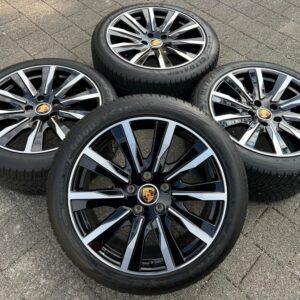 4 ORIGINAL 20" ALU WINTERRÄDER PORSCHE TAYCAN TEQUIPMENT #22HX