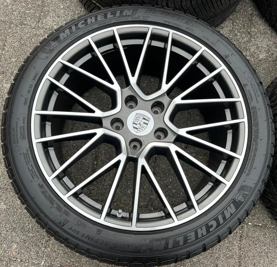 4 ORIGINAL 21" ALU WINTERRÄDER PORSCHE CAYENNE 9YA MICHELIN #22QH – Bild 6