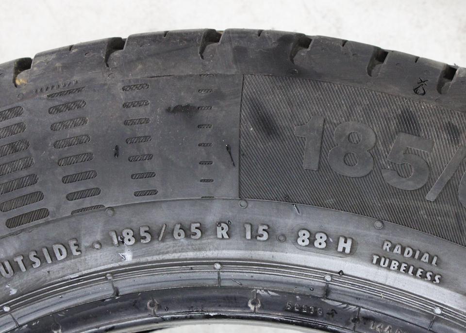 2x 185/65R15 88H CONTINENTAL ECO CONTACT 5 SOMMERREIFEN #273P – Bild 5