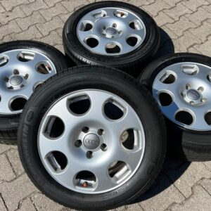 4 ORIGINAL ALU SOMMERRÄDER AUDI A4 8E A6 4B 205/55R16 91V #1V7X