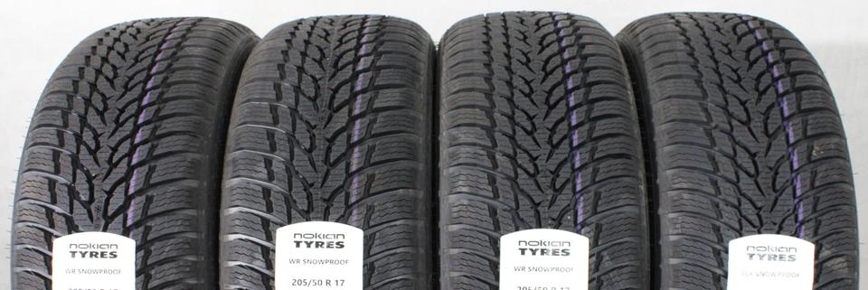 4x 205/50R17 93V NOKIAN WR SNOWPROOF WINTERREIFEN 2022 NEU #27CE – Bild 2