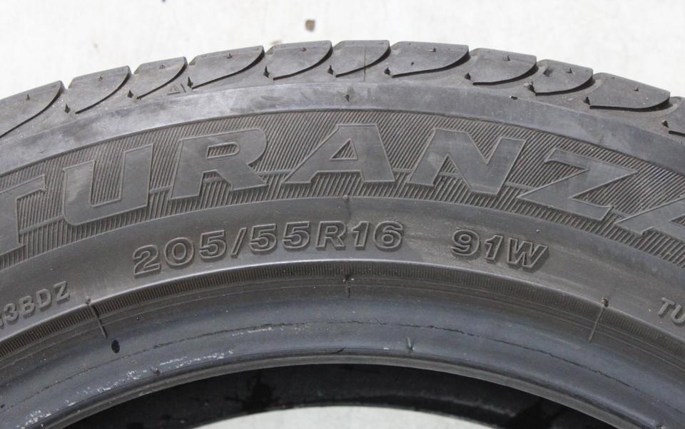 4x 205/55R16 91W BRIDGESTONE SOMMERREIFEN 5-5,5MM 2016 #278E – Bild 6