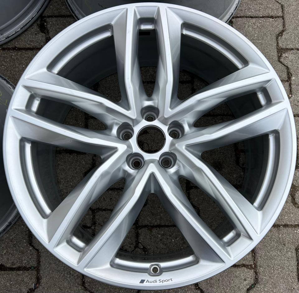 4 ORIGINAL 21" ALUFELGEN AUDI Q7 4M 4M0601025S 9,5x21 ET31 #1SGM – Bild 2