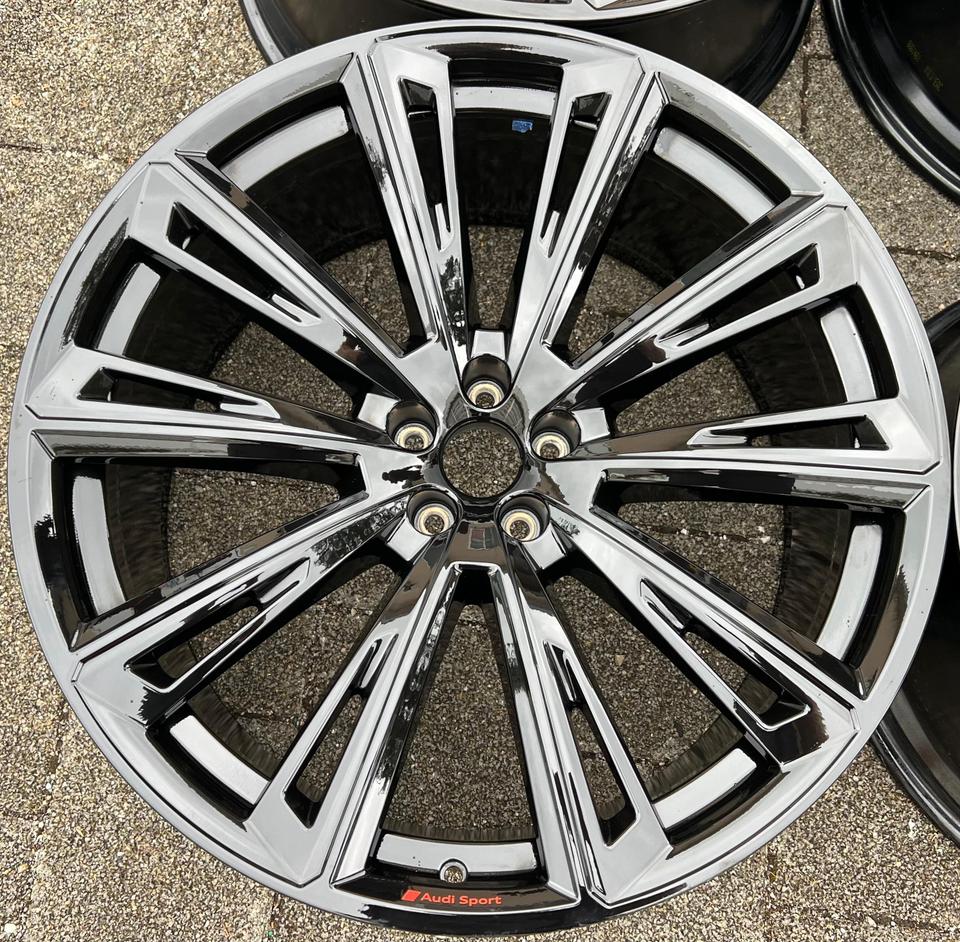 4 ORIGINAL 23" ALUFELGEN AUDI Q8 4M8601025R 10,5x23 ET18 #1Y4M – Bild 5