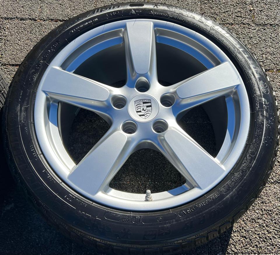 4 ORIGINAL 19" ALU WINTERRÄDER PORSCHE CAYMAN BOXSTER 982 #23ED – Bild 5