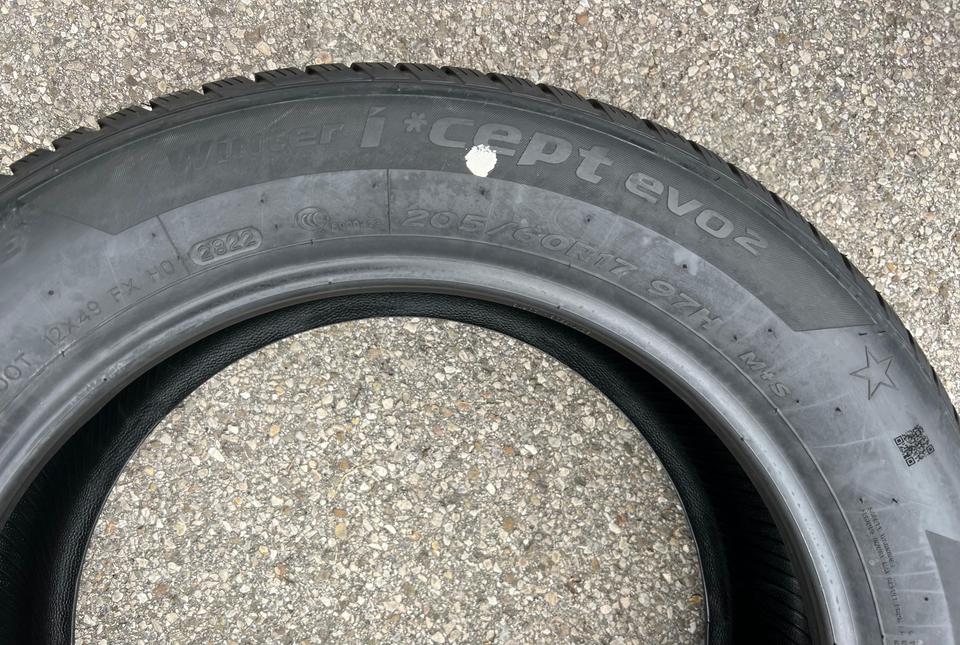 4x 205/60R17 97H HANKOOK WINTER I*CEPT EVO 2 WINTERREIFEN #1OVB – Bild 6