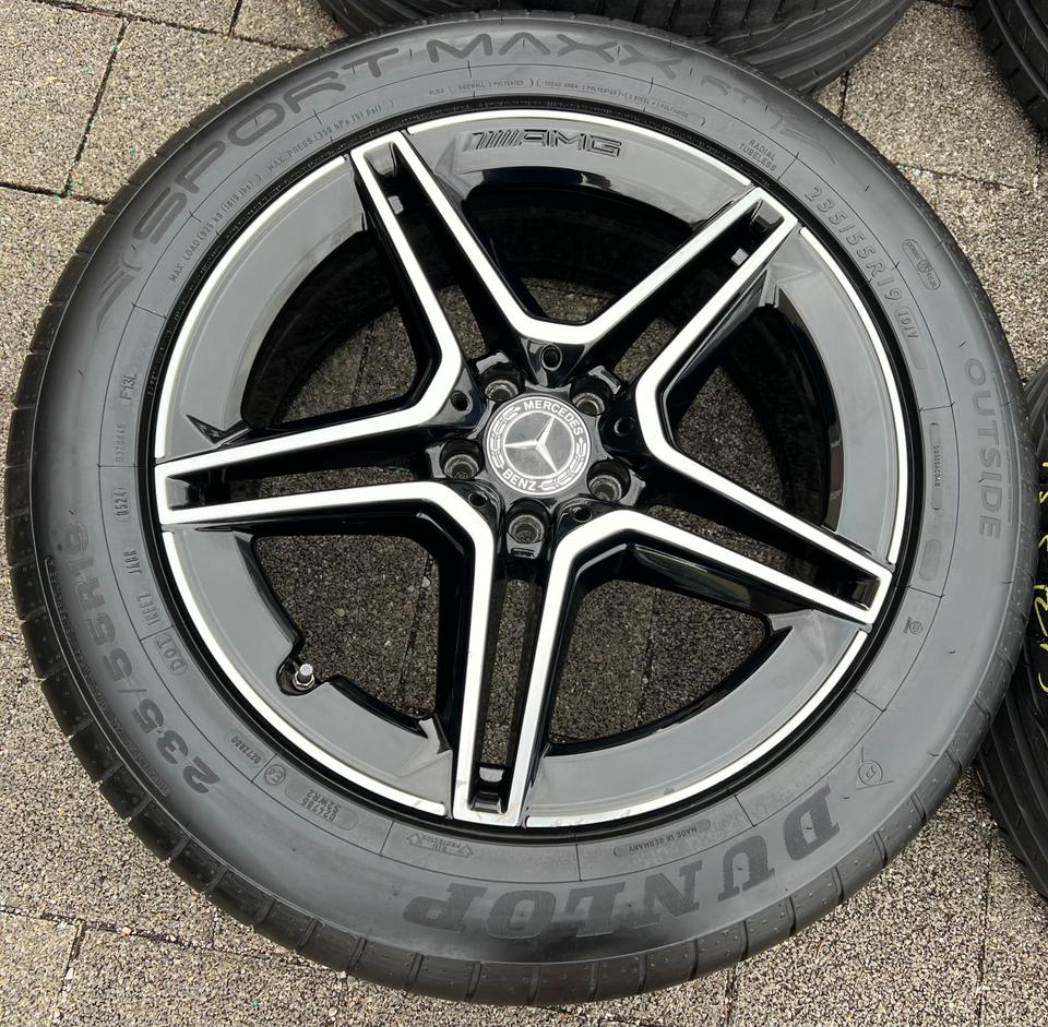 4 ORIGINAL ALU 19" SOMMERRÄDER MERCEDES GLC KLASSE X253 AMG #1ZFH – Bild 5