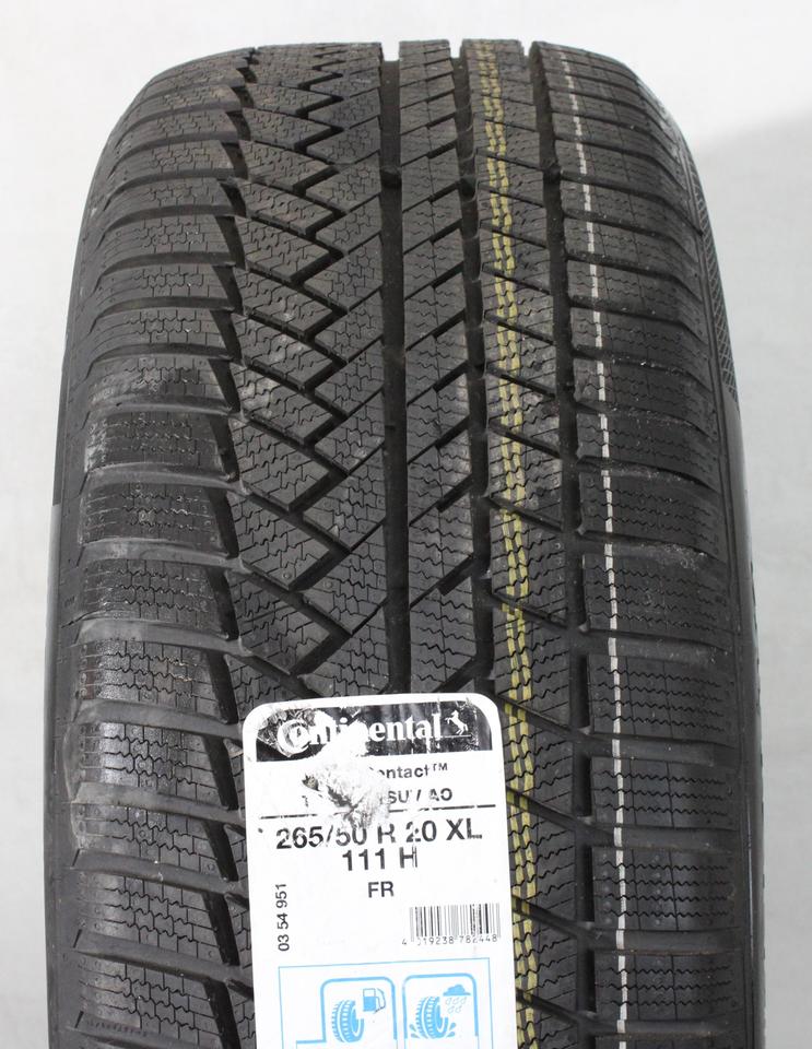 1x 265/50R20 111H CONTINENTAL WINTER CONTACT TS850P NEU #258X – Bild 2
