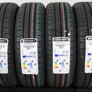 4x 175/65R14 82T CONTINENTAL ECO CONTACT 5 SOMMERREIFEN NEU #1VED