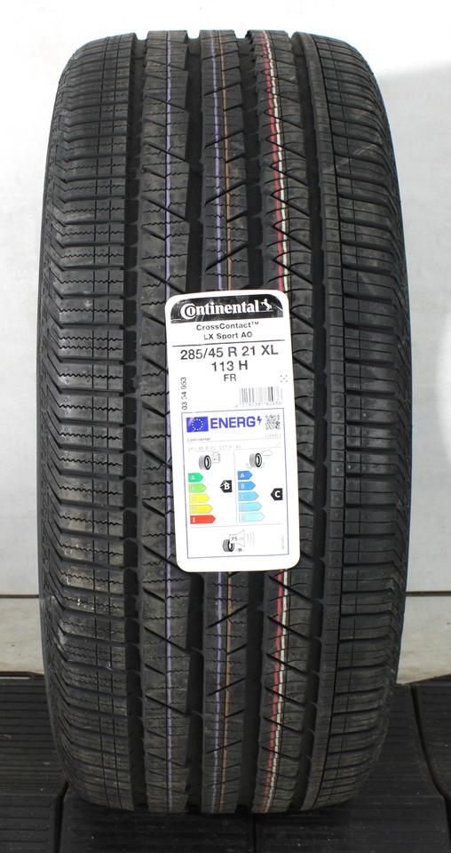 1x 285/45R21 113H CONTINENTAL CROSS CONTACT LX AO 2022 XL #258N
