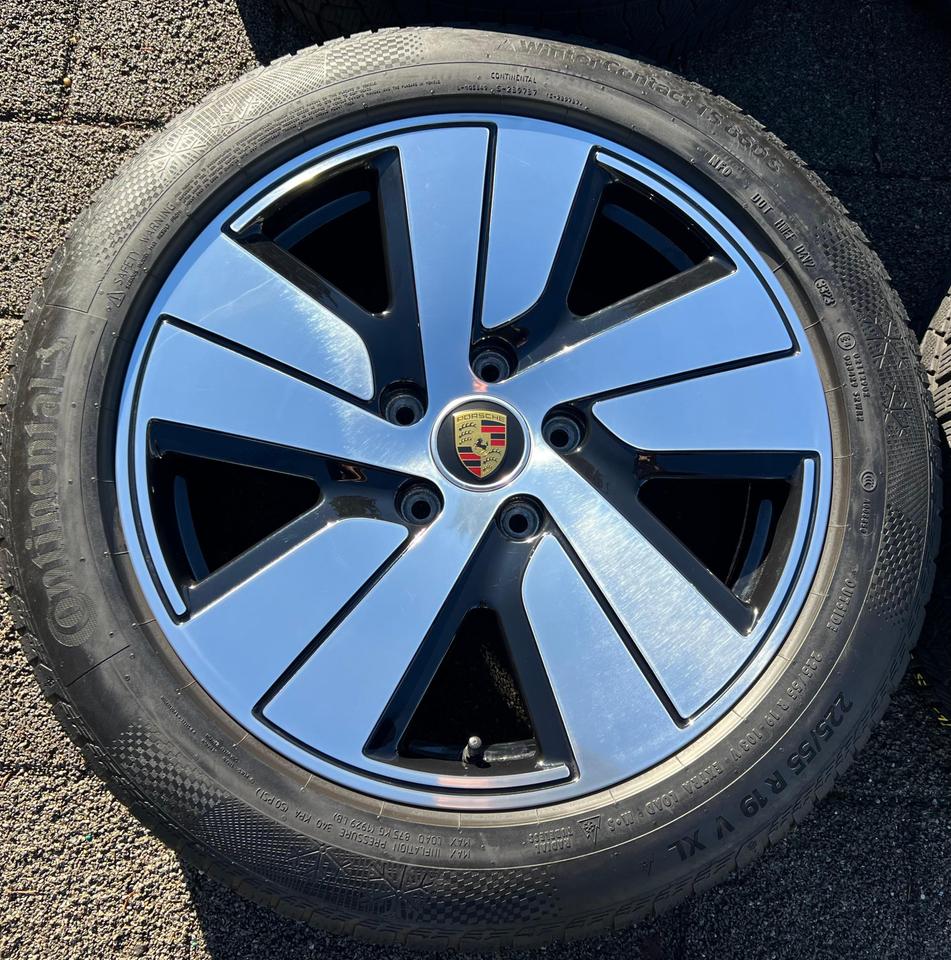 4 ORIGINAL 19" ALU WINTERRÄDER PORSCHE TAYCAN AERO CONTINEN #23GG – Bild 4