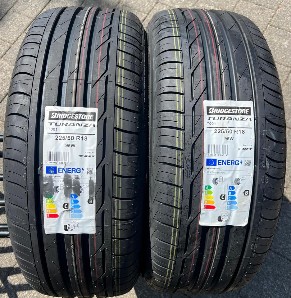 2x 225/50R18 95W BRIDGESTONE SOMMERREIFEN RUNFLAT 2023 NEU #1WDW