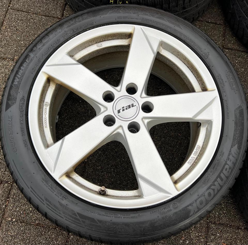 4 RIAL 18" ALUFELGEN AUDI A4 8K A5 B8 A6 4G A8 4H Q5 8R FY #1VOF – Bild 3