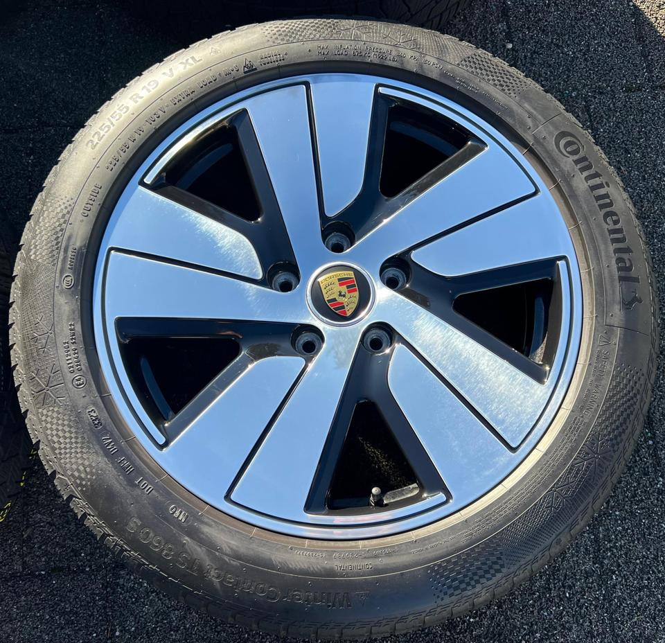4 ORIGINAL 19" ALU WINTERRÄDER PORSCHE TAYCAN AERO CONTINEN #23GG – Bild 3