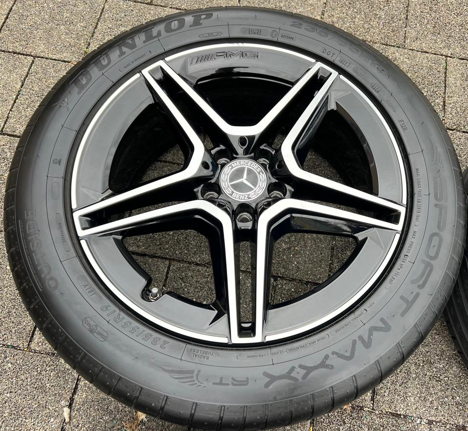 4 ORIGINAL ALU 19" SOMMERRÄDER MERCEDES GLC KLASSE X253 AMG #1ZFH – Bild 3