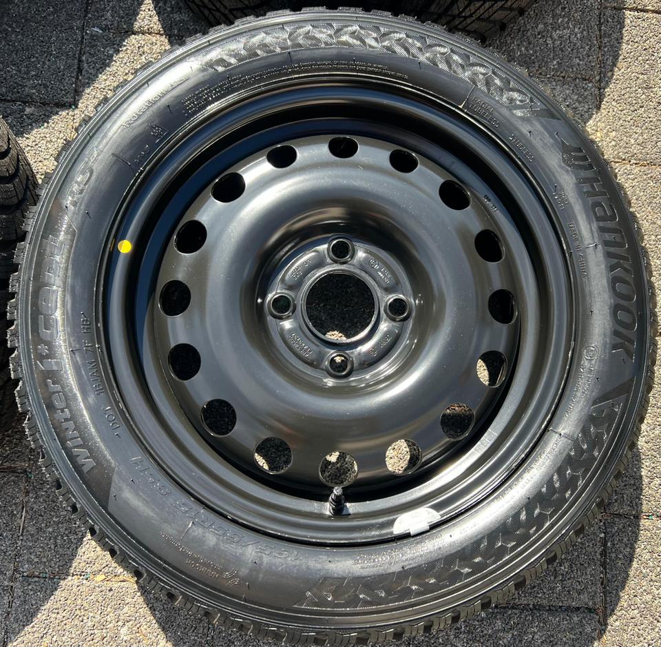 4 WINTERRÄDER FORD KA+ 195/55R15 85H HANKOOK NEU 2024 RDKS #1WFP – Bild 4