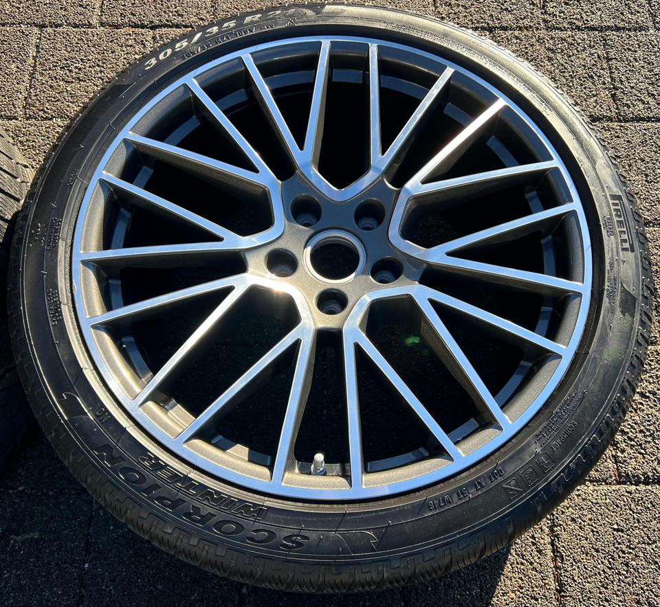 4 ORIGINAL 21" ALU WINTERRÄDER PORSCHE CAYENNE 9YA PIRELLI #24BG – Bild 6