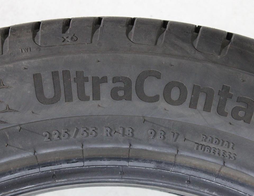 2x 225/55R18 98V CONTINENTAL ULTRACONTACT SOMMERREIFEN #220L – Bild 5