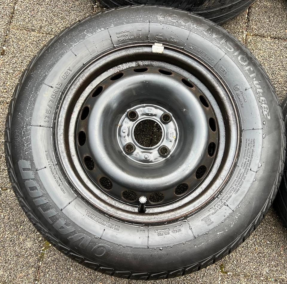 4 SOMMERRÄDER RENAULT MEGANE i 19 21 CLIO B 175/70R13 82T #1QRO – Bild 4