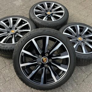 4 ORIGINAL 20" ALU WINTERRÄDER PORSCHE TAYCAN TEQUIPMENT #22OK