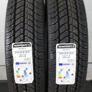 2x 215/75R16C 113/111R SEMPERIT VAN-GRIP 3 WINTERREIFEN #278U