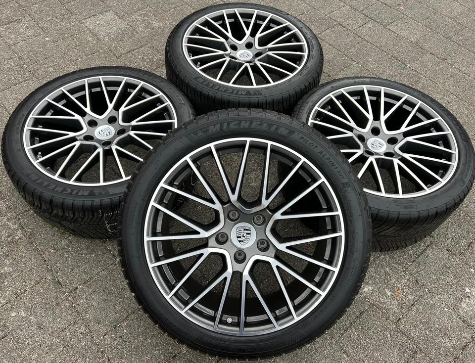 4 ORIGINAL 21" ALU WINTERRÄDER PORSCHE CAYENNE 9YA MICHELIN #22QH