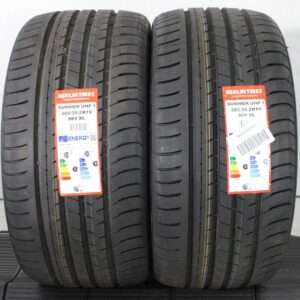 2x 265/35R19 98Y BERLIN TIRES SUMMER UHP1 SOMMERREIFEN XL #1ZYT