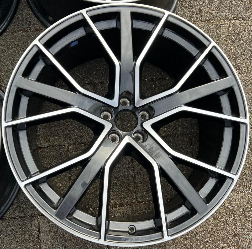 4 ORIGINAL 22" ALUFELGEN FELGEN AUDI Q7 SQ7 4M 4M0601025DP #1TAF – Bild 5
