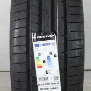 1x 255/40R19 100Y DUNLOP SPORT MAXX RT2 SOMMERREIFEN XL #279P