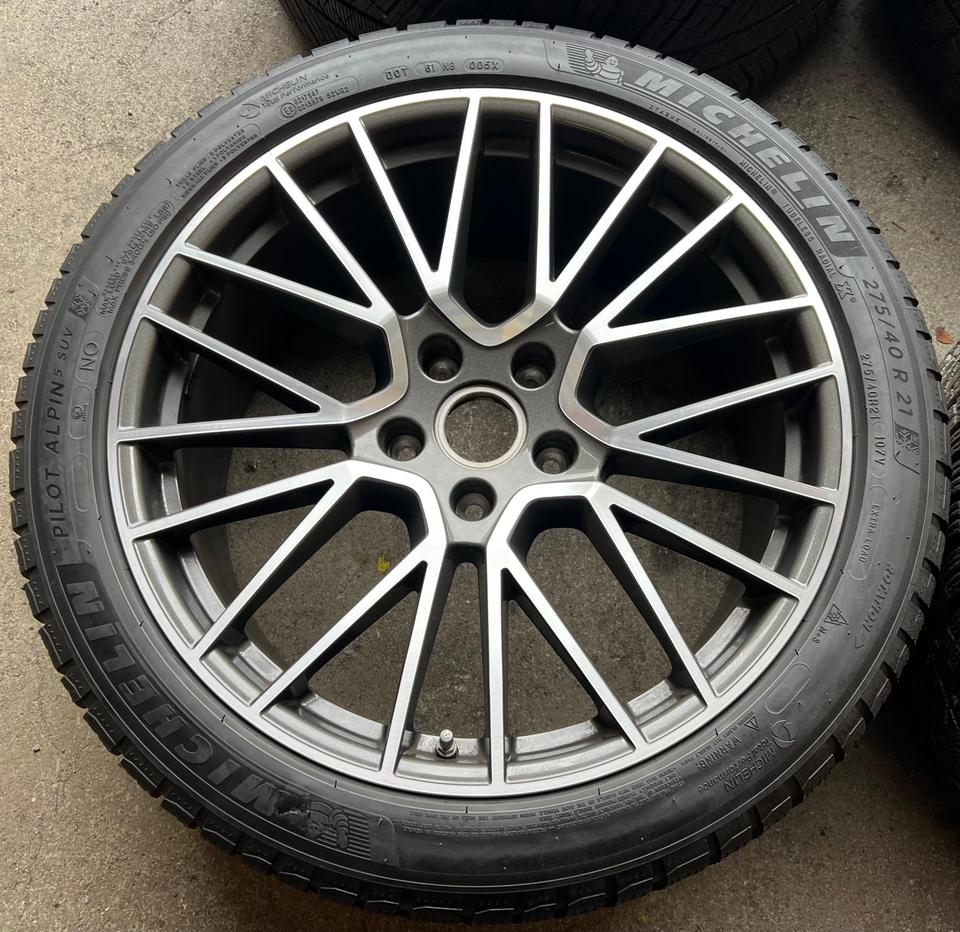 4 ORIGINAL 21" ALU WINTERRÄDER PORSCHE CAYENNE 9YA MICHELIN #23YE – Bild 5