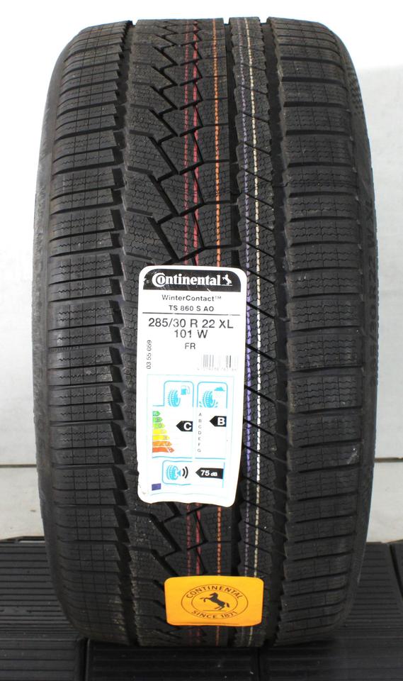1x 285/30R22 101W CONTINENTAL WINTER CONTACT TS860S AO NEU #25XT