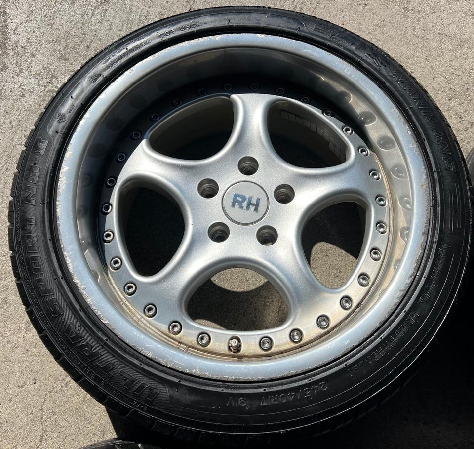 4 RH 17" ALUFELGEN 8x17 ET32 9x17 ET30 5x112 TIEFBETT – Bild 5