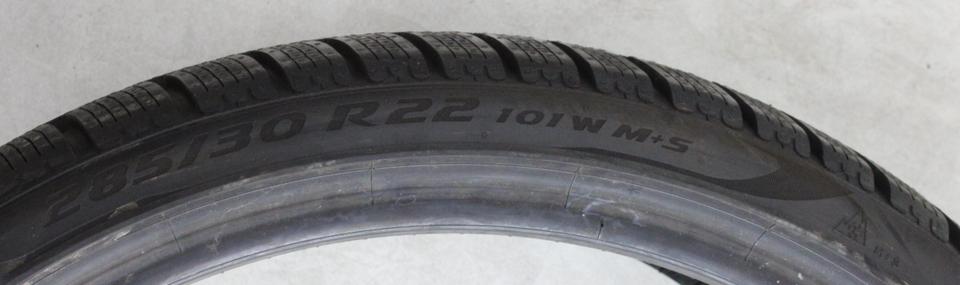 1x 285/30R22 101W PIRELLI PZERO WINTER AO WINTERREIFEN XL #27FH – Bild 4