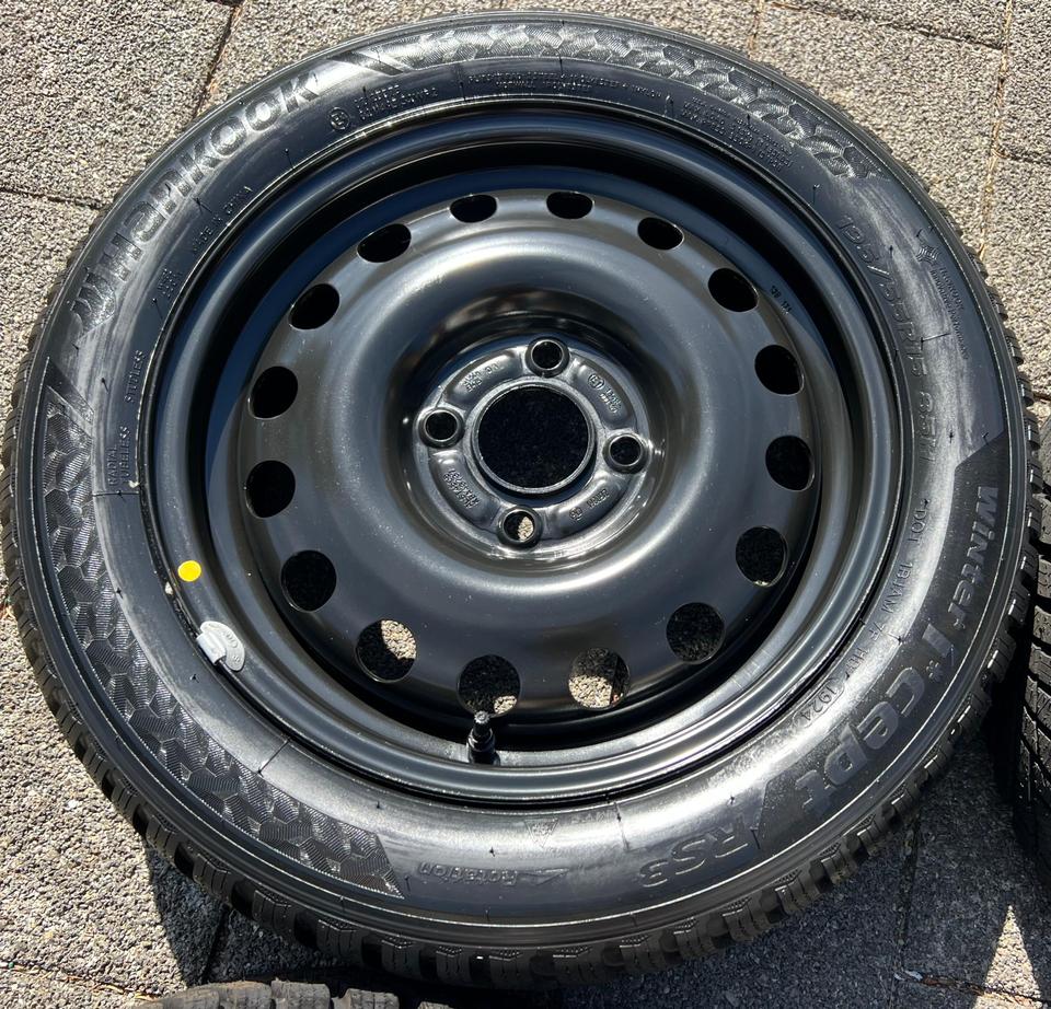 4 WINTERRÄDER FORD KA+ 195/55R15 85H HANKOOK NEU 2024 RDKS #1WFP – Bild 6